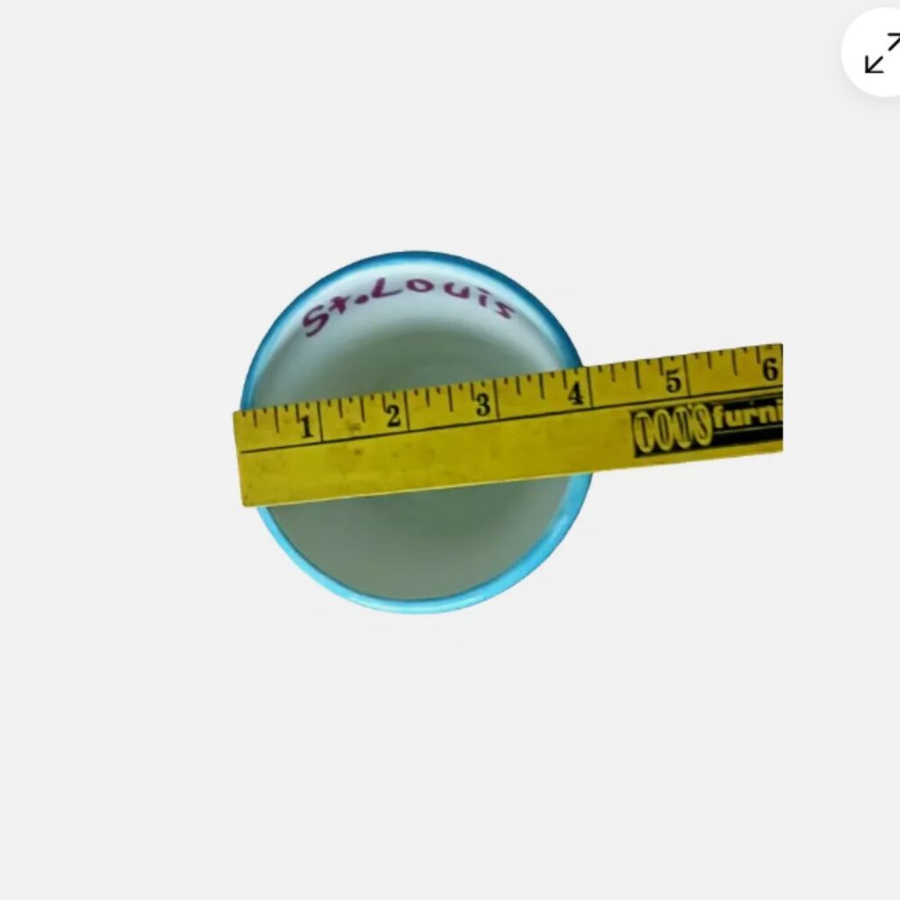 St Louis Coffee Mug Size 6" Wide With Handle 4.5" Tall City Souvenir Mug - Picture 8 of 10